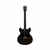 Used Oscar Schmidt BLUESMAN Semi-Hollow Electric Guitar Black 6-String 41126-S000093559 View 2