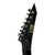 Used LTD MH-17 Double Cut Electric Guitar Black 7-String 41117-S000057481 View 8