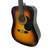 Used Rogue RA-090-SN Laminate Top Acoustic Guitar Sunburst 40009-S000318349 View 3