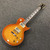 Used Vintage V100 LEMON DROP LP Type Electric Guitar Amber 6-String 40111-S000197600 View 2