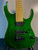 Used Cozart 7 STRING S TYPE Super S Electric Guitar Green 6-String 41129-S000021247 View 2