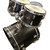 Used Tama 4 PC IMPERIAL STAR W/ TOM MOUNTS Drum Kit Black 20" Kick Drum 41136-S000158548 View 6