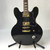 Used Firefly ES-STYLE Semi-Hollow Electric Guitar Black 6-String 41110-S000074097 View 1