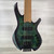 Used Cort Space 5 Headless Bass Guitar - Star Dust Green - 5-string - Gig Bag Included 40112-S000185267 View 1
