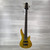 Used Galveston ZZ Bass Guitar - Yellow Sparkle - 5-string 40112-S000185277 View 3