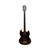 Used Gibson EB-3 SLOTTED HEADSTOCK Vintage Bass Guitar Red 4-String 41126-S000093601 View 2