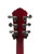 Used Oscar Schmidt OE-30/CH Semi-Hollow Electric Guitar Red 6-String 41134-S000010322 View 6