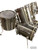 Used Pearl EXPORT BRUSHED CHROME Vintage Drum Shell Kit Silver/Gray 41136-S000158644 View 4