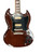 Used Edwards E-SG-80D SG Type Electric Guitar Black 6-String 41130-S000013124 View 2