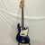 Used Squier AFFINITY JAZZ BASS J Type Bass Guitar Blue 4-String 41128-S000116501 View 8