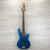 Used Yamaha RBX250 P Type Bass Guitar Blue 4-String 41124-S000214952 View 4
