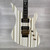 Used Schecter Synyster Gates Custom Electric Guitar - SYN White with Gold Stripes 40112-S000185381 View 1
