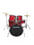 Used Ludwig ACCENT FULL DRUM KIT Drum Shells and Hardware Red 41134-S000010354 View 1