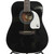 Used Epiphone DR-100 PEARL Laminate Top Acoustic Guitar Black View 1
