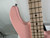 Used G&L JB-2 SHELL PINK P Type Bass Guitar Pink 4-String 40012-S000319555 View 5