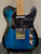 Used BLUE BURST TELE T Type Electric Guitar Blue 6-String 41129-S000021705 View 2