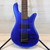 Used Spector PERFORMER 5 Modern Metal Bass Guitar Blue 5-String 41108-S000067429 View 2