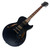 Used 2008 Ibanez Artcore AGS73B-BKF Semi-Hollow Electric Guitar - Black 40090-S000086313 View 2