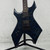 Used BC Rich Platinum Warlock Blue Crackl Left Handed Electric Guitar Blue 6-String 40042-S000279099 View 1