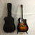 Used Taylor 710CE Solid Top Acoustic Guitar Sunburst 41128-S000116689 View 9