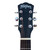 Used Washburn DFEACE-U NO CASE Laminate Top Acoustic Guitar Black 41126-S000093723 View 3