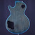 Used Epiphone LES PAUL CUSTOM WIDOW LP Type Electric Guitar Blue 6-String 41140-S000142782 View 8