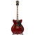 Used Agile AS-820 Semi-Hollow Electric Guitar Red 6-String View 3