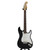 Used Squier STRAT S Type Electric Guitar Black 6-String View 2