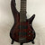 Used Ibanez SR405QM Bass Guitar Red 5-String 41128-S000116763 View 1