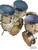 Used Pearl EXPORT 5PC 22/12/13/16/14 Vintage Drum Shell Kit White 41136-S000158840 View 2