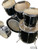 Used Tama SWINGSTAR 6PC BASSDRUM/ROCKSTAR DX TOMS Vintage Drum Shell Kit Black 41136-S000158839 View 5