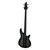 Used Schecter C-4 GT Modern Metal Bass Guitar Silver Burst 4-String 41120-S000040008 View 3