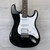 Used Donner STANDARD SERIES HSS S Type Electric Guitar Black 6-String 41124-S000215271 View 2
