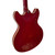 Used Washburn HB-30 W/OHC Semi-Hollow Electric Guitar Red 6-String 40009-S000319136 View 10
