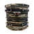 Used Pearl DECADE MAPLE 7-PC BLACK SATIN MARBLE Drum Shells and Hardware Black 41126-S000093796 View 2