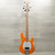 Used Sterling By Ernie Ball Intro Series Stingray Bass Guitar Orange 40015-S000344883 View 4