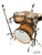 Used Pearl 5PC MASTERS MAPLE Drum Shells and Hardware Custom Graphics 41136-S000158865 View 13