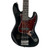 Used J And D Shortscale J Type Bass Guitar Black 4-String 41117-S000057926 View 1