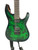 Used Schecter CR-6 Modern Metal Electric Guitar Green 6-String 41130-S000013231 View 2