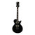 Used Monoprice LP Style Guitar Electric Guitar Black 6-String 41117-S000057952 View 3