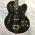 Used Yamaha AES1500B Semi-Hollow Electric Guitar Black 6-String 41125-S000043477 View 1
