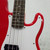 Used Squier Mini Precision Bass P Type Bass Guitar Red 4-String 40042-S000279780 View 6