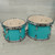 Used Yamaha Stage Custom Drum Shell Kit Matte Surf Green 40015-S000345286 View 5