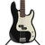 Used Squier AFFINITY P-BASS P Type Bass Guitar Black 4-String View 1