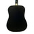 Used Recording King RDS-7-MBK Laminate Top Acoustic Guitar Black 40009-S000319361 View 6