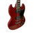 Used LEO JAYMEZ DOUBLE CUT SG Type Electric Guitar Red 6-String 40009-S000319416 View 3