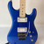Used Kramer PACER SERIES Super S Electric Guitar Blue 6-String 41110-S000074427 View 3