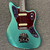 Used Fender AMERICAN PROFESSIONAL CLASSIC JAGUAR Offset Double Cutaway Electric Guitar Green 6-String 40111-S000198403 View 1