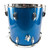 Used Ludwig Super Classic 3 piece 1965 Vintage Drum Shell Kit Blue Sparkle 41119-S000040131 View 9