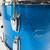 Used Ludwig Super Classic 3 piece 1965 Vintage Drum Shell Kit Blue Sparkle 41119-S000040131 View 5